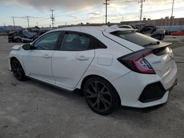 HONDA CIVIC SPOR 2018 white  gas SHHFK7G46JU204535 photo #3