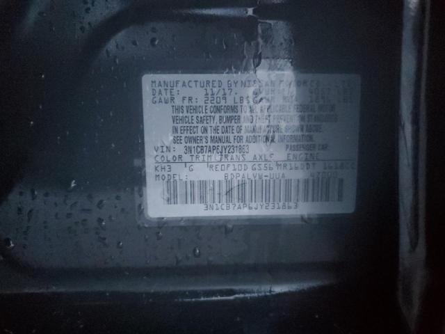 2018 NISSAN SENTRA SR - 3N1CB7AP6JY231863
