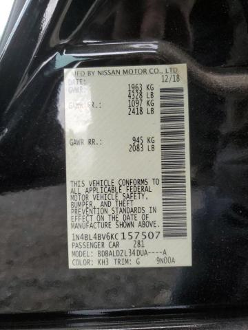 2019 NISSAN ALTIMA S - 1N4BL4BV6KC157507
