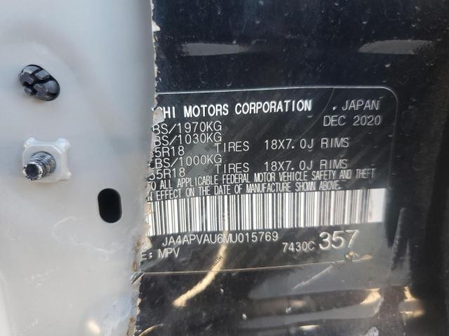 2021 MITSUBISHI OUTLANDER - JA4APVAU6MU015769