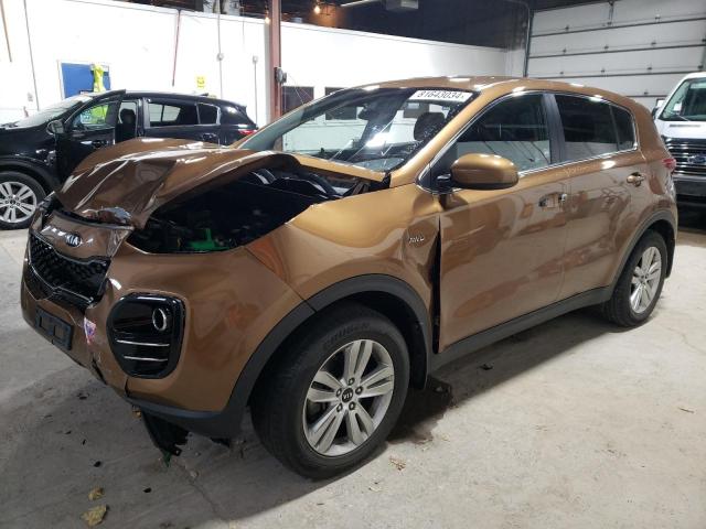 KIA SPORTAGE L 2018 brown  gas KNDPMCAC9J7428431 photo #1