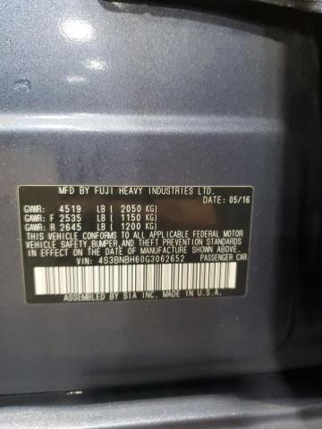 2016 SUBARU LEGACY 2.5 - 4S3BNBH60G3062652