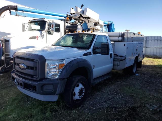 FORD F450 SUPER 2013 white  gas 1FDUF4HY3DEA43026 photo #1