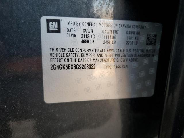 2016 BUICK REGAL - 2G4GK5EX8G9208022