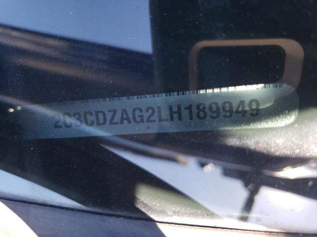 2020 DODGE CHALLENGER - 2C3CDZAG2LH189949