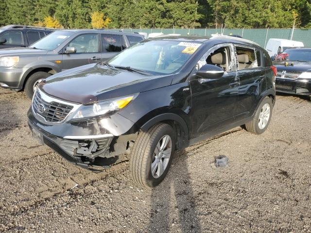 KIA SPORTAGE L 2012 black 4dr spor gas KNDPBCA28C7191334 photo #1