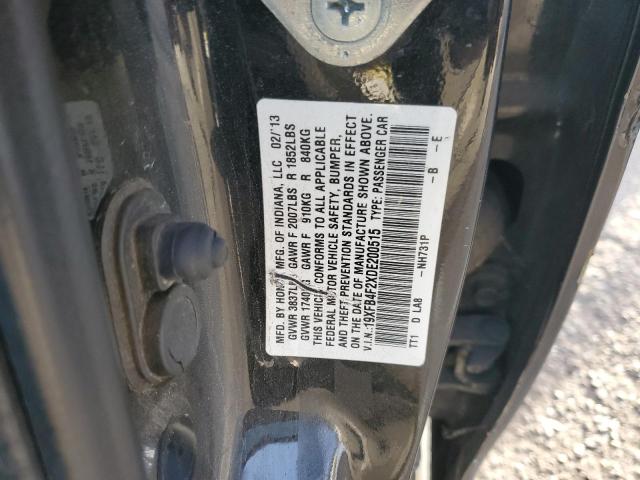 VIN 19XFB4F2XDE200515 2013 Honda Civic, Hybrid no.12