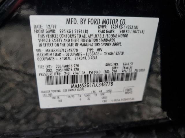 2020 FORD ECOSPORT MAJ6S3GL7LC348778