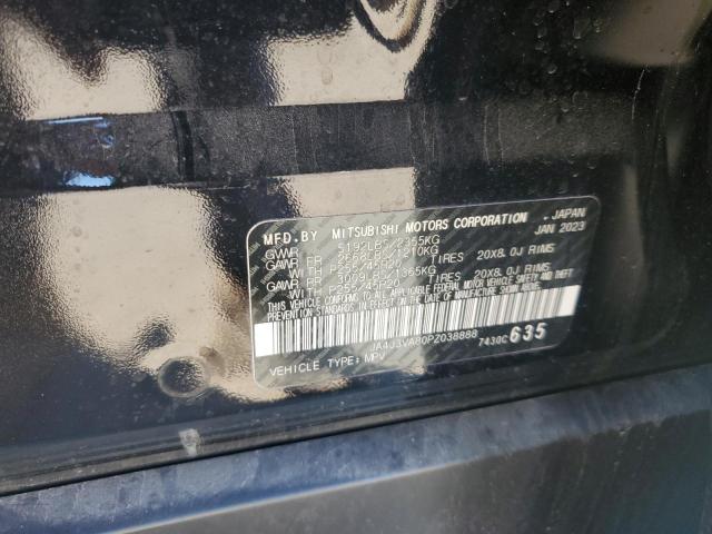 2023 MITSUBISHI OUTLANDER - JA4J3VA80PZ038888