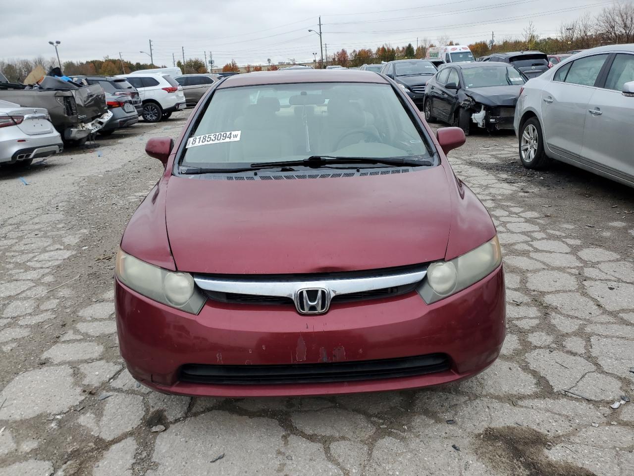 Lot #2998254460 2008 HONDA CIVIC LX