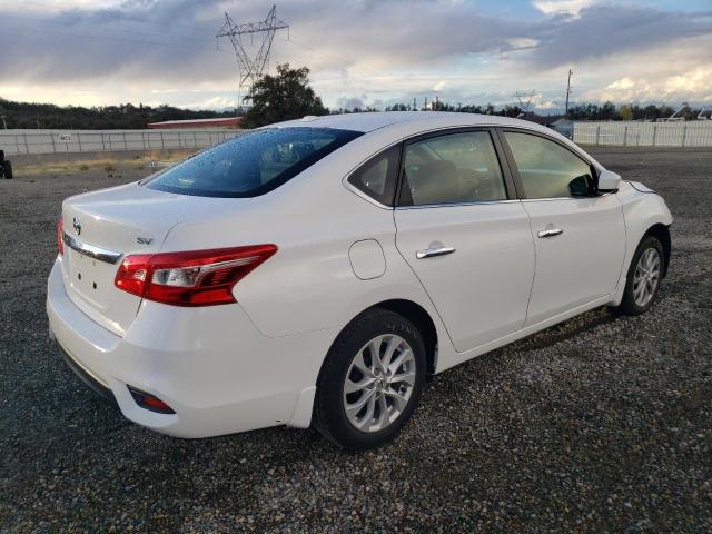 NISSAN SENTRA S 2019 white  gas 3N1AB7AP0KY400445 photo #4