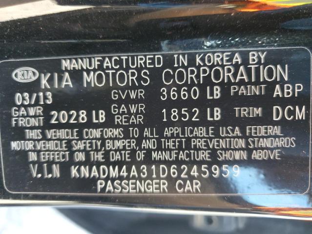 VIN KNADM4A31D6245959 2013 KIA Rio, LX no.13