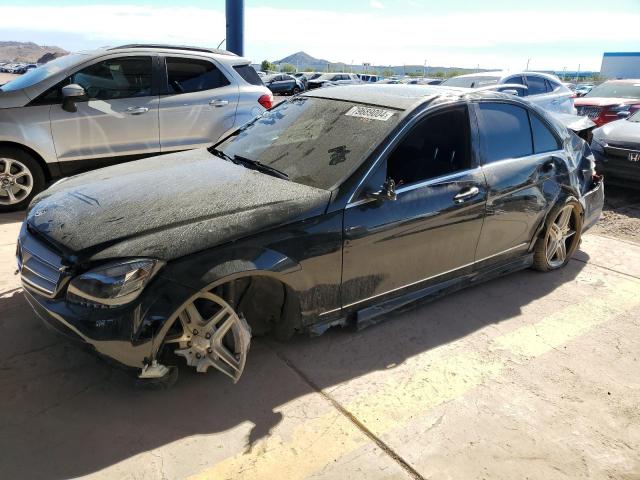 MERCEDES-BENZ C 300 2011 black  gas WDDGF5EB6BA513888 photo #1