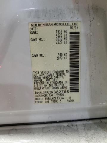 2016 NISSAN ALTIMA 2.5 - 1N4AL3AP2GN382768