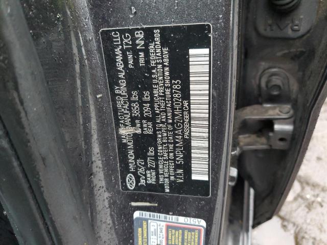 VIN 5NPLM4AG2MH028783 2021 HYUNDAI ELANTRA no.13