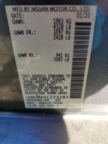 2020 NISSAN ALTIMA S - 1N4BL4BV2LC223181