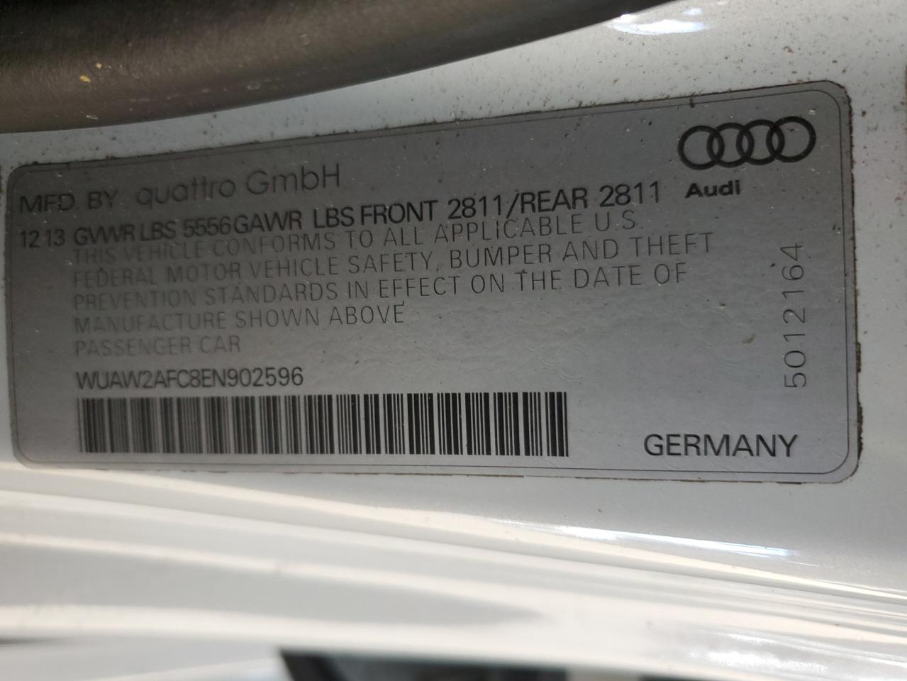 Lot #2979137975 2014 AUDI RS7