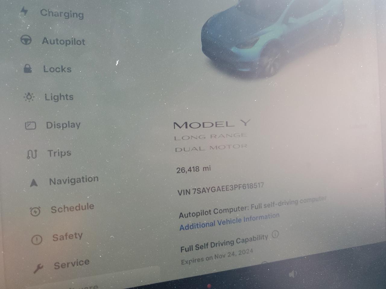 Lot #3026235280 2023 TESLA MODEL Y