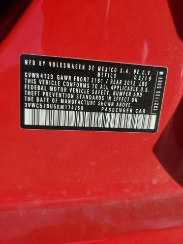 2019 VOLKSWAGEN JETTA S - 3VWC57BU5KM174750