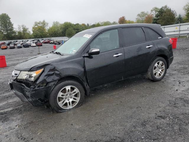 ACURA MDX 2008 black  gas 2HNYD28288H512969 photo #1