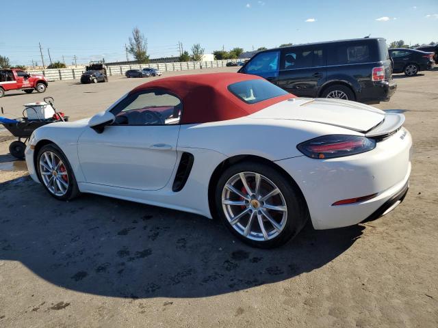 PORSCHE BOXSTER S 2017 white  gas WP0CB2A89HS240851 photo #3