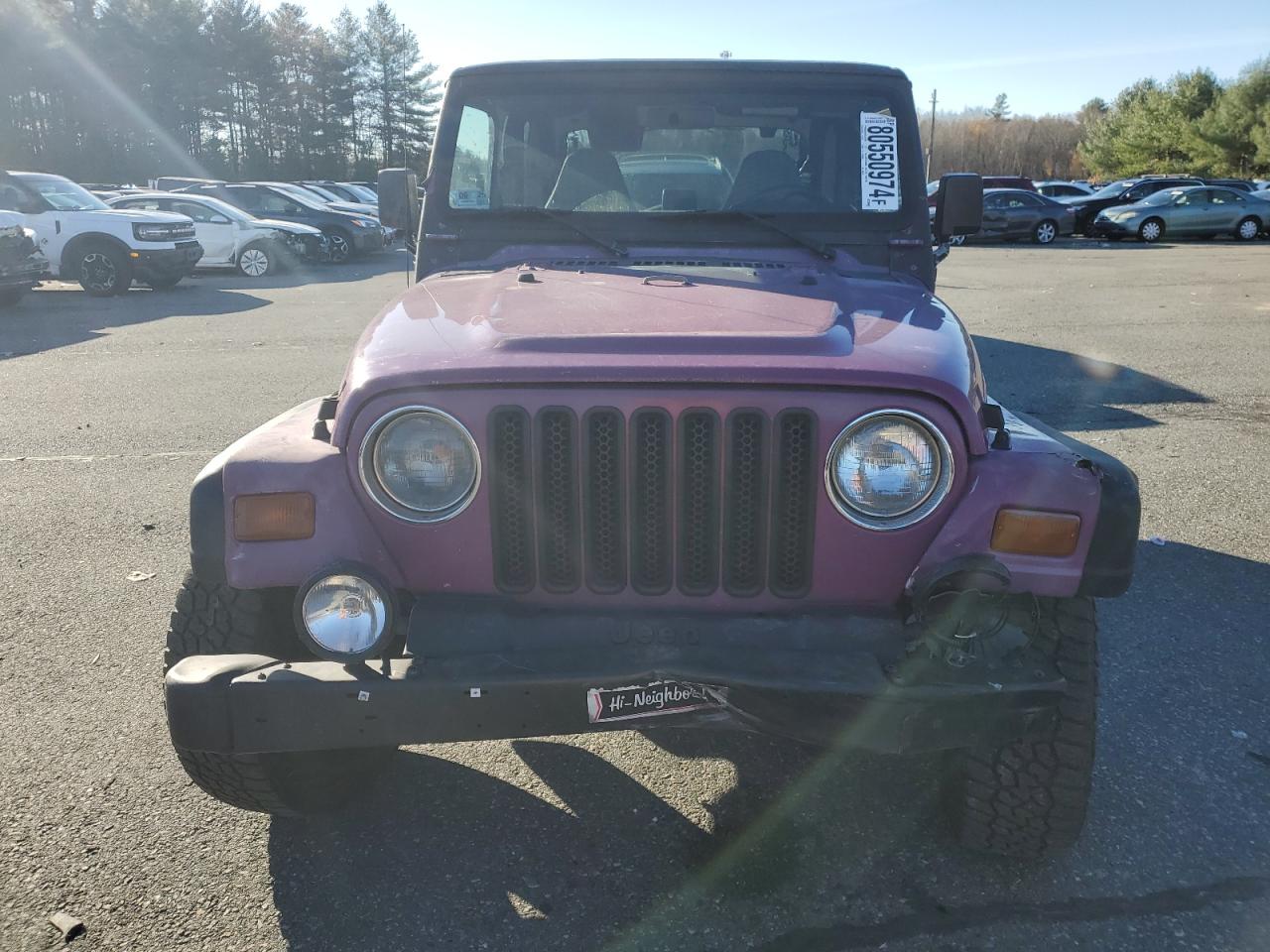 Lot #3006149794 1997 JEEP WRANGLER /