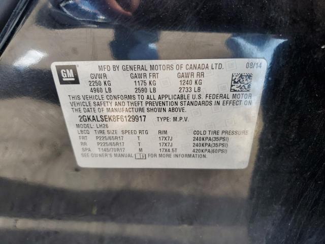 2015 GMC TERRAIN SL - 2GKALSEK8F6129917