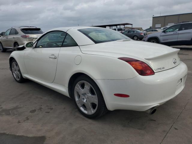 LEXUS SC 430 2002 white  gas JTHFN48Y420032979 photo #3