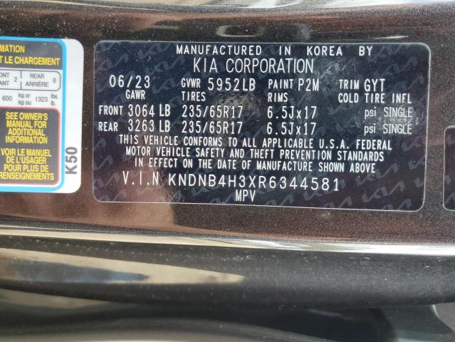 VIN KNDNB4H3XR6344581 2024 KIA CARNIVAL L no.13