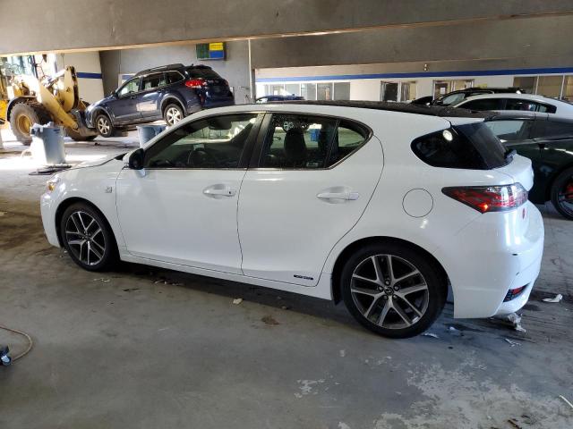 LEXUS CT 200 2014 white  hybrid engine JTHKD5BH1E2184467 photo #3