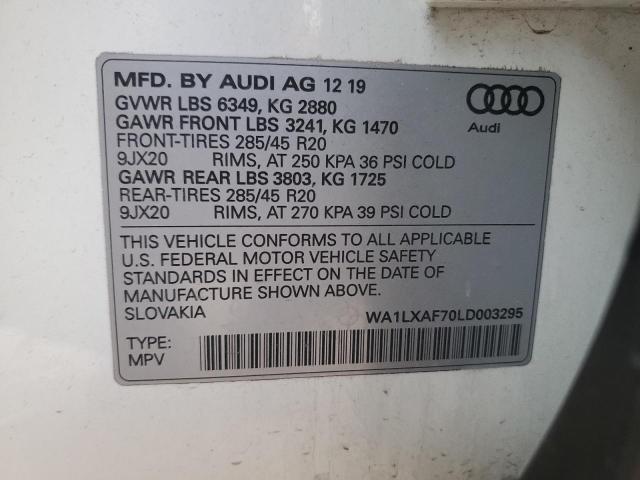 VIN WA1LXAF70LD003295 2020 AUDI Q7 no.13