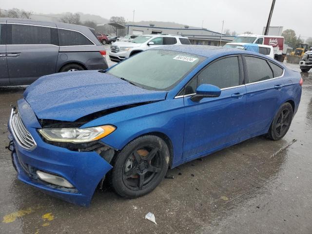 FORD FUSION SE 2017 blue  gas 3FA6P0HD7HR184366 photo #1