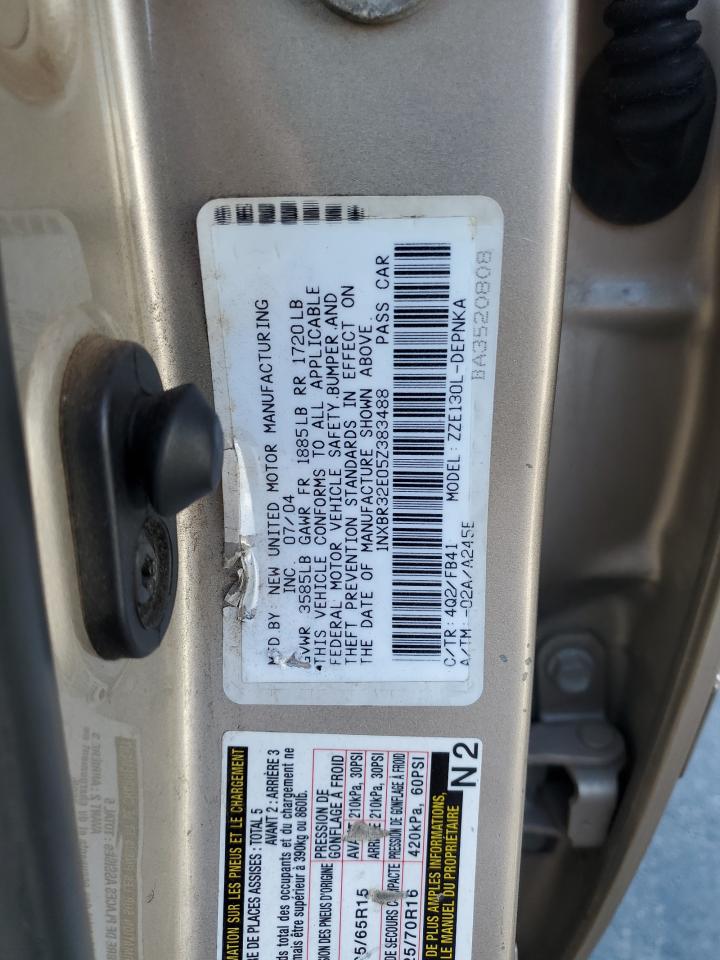 Lot #3034260125 2005 TOYOTA COROLLA CE