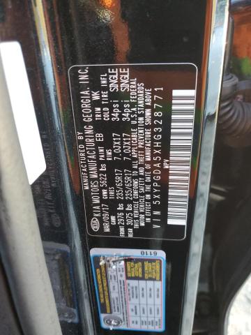 2017 KIA SORENTO 5XYPGDA5XHG328771
