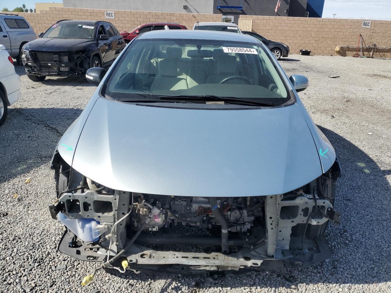 Lot #2962229363 2012 HONDA CIVIC HYBR