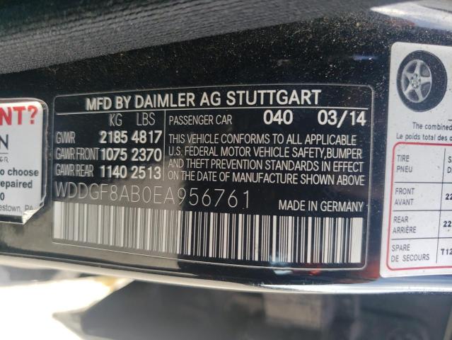 VIN WDDGF8AB0EA956761 2014 MERCEDES-BENZ C-CLASS no.12