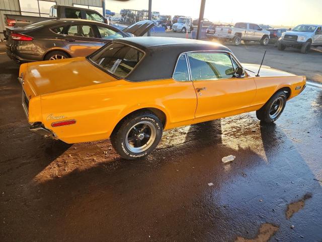 MERCURY COUGAR 1968 yellow   8R91F521320 photo #4