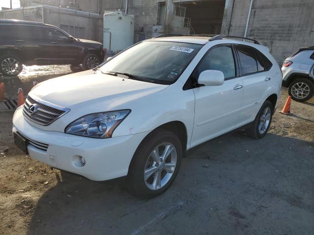 LEXUS RX 400H 2008 white 4dr spor hybrid engine JTJHW31U882865039 photo #1