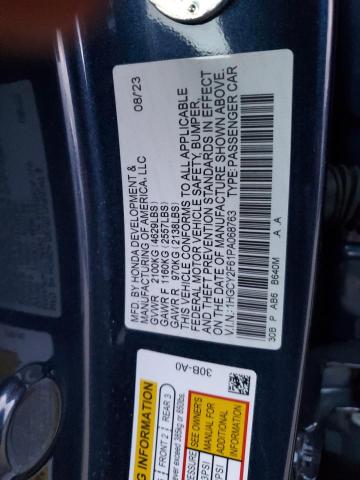 VIN 1HGCY2F61PA068763 2023 HONDA ACCORD no.12