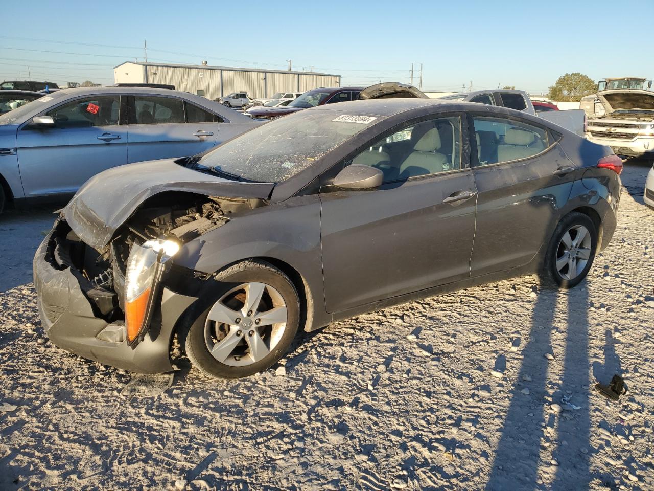 Lot #3033517092 2013 HYUNDAI ELANTRA GL