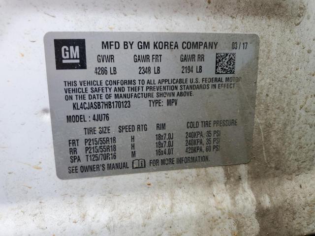 2017 BUICK ENCORE PRE - KL4CJASB7HB170123