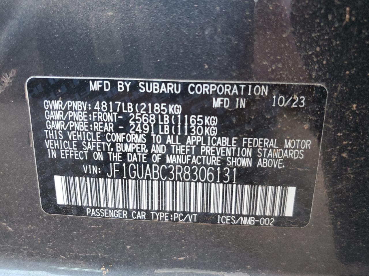 Lot #3034279145 2024 SUBARU IMPREZA