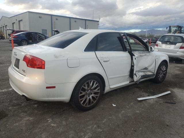 AUDI A4 2.0T QU 2008 white sedan 4d gas WAUDF78E78A146925 photo #4