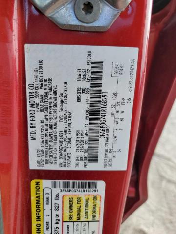 2020 FORD FUSION S - 3FA6P0G74LR168291