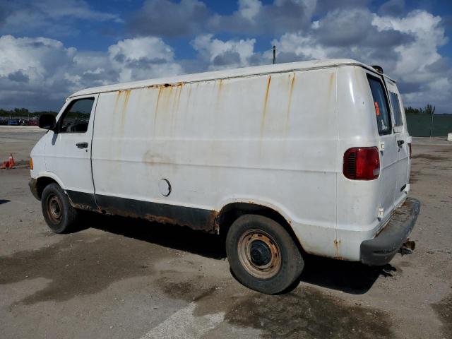 DODGE RAM VAN B2 2000 white cargo va gas 2B7JB21Y6YK178715 photo #3