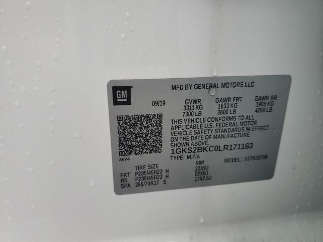 2020 GMC YUKON SLT - 1GKS2BKC0LR171163