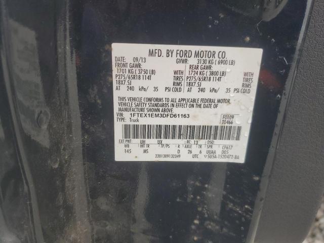 VIN 1FTEX1EM3DFD61163 2013 FORD F-150 no.12