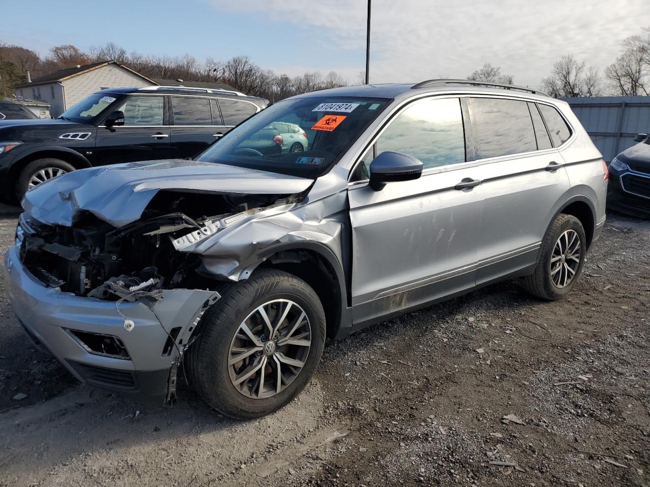 Lot #3029663098 2020 VOLKSWAGEN TIGUAN SE