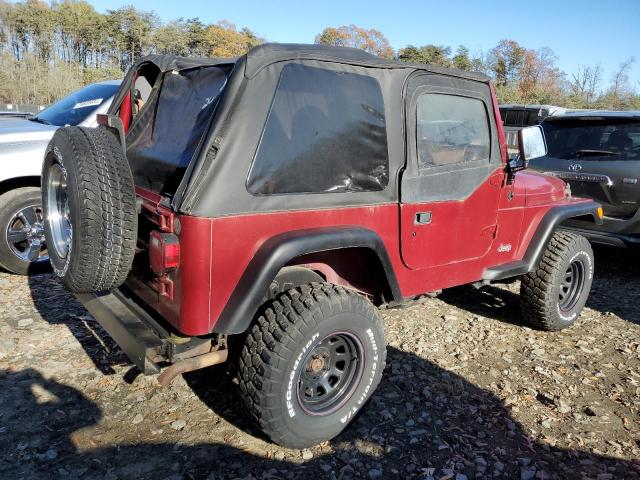 JEEP WRANGLER / 1998 red 2dr spor gas 1J4FY19S8WP702588 photo #4