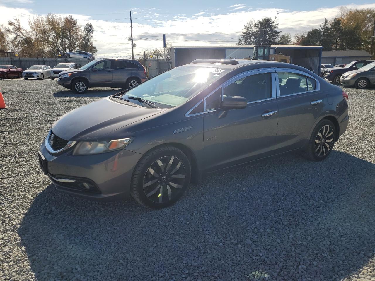 Lot #2962593878 2014 HONDA CIVIC EXL